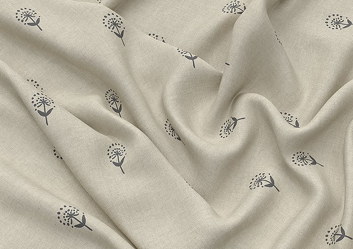 Emily Bond Wild Thyme, Charcoal - Roman Blind - Image 4